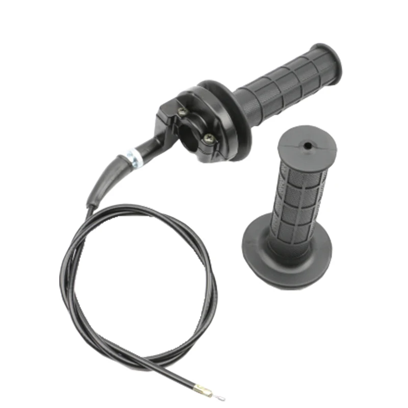 

Мотоциклетные ручки 7/8 дюйма 22 мм с зажимом дроссельной заслонки, поворотный трос дроссельной заслонки для 50-250CC ATV Quad Pit Dirt Bike Buggy Racing