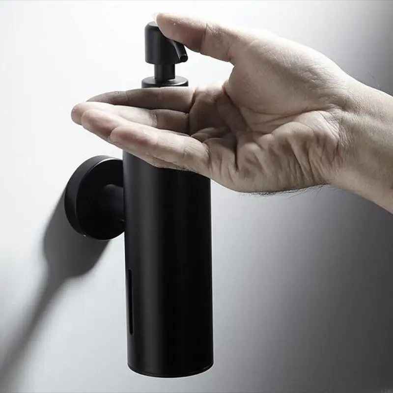 L74C Manual Soap Dispenser Bathroom Hand Gel Dispenser Liquid Containers for Hand Soap, Shampoo, Conditioner, Shower Gel