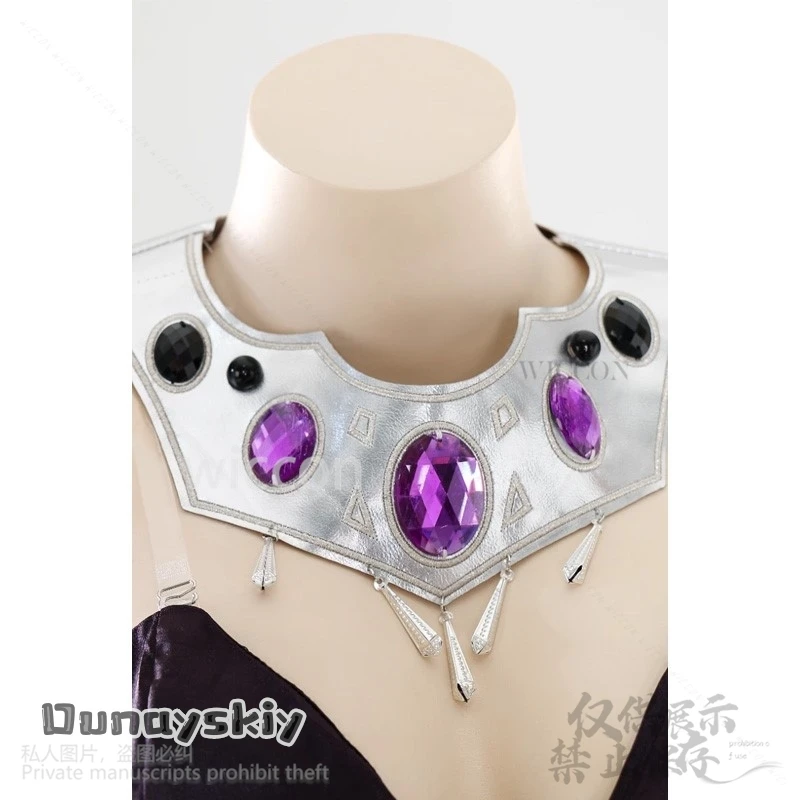 أنيمي أفرلورد الموسم 4 تأثيري ألبيدو زي مثير حتى فستان نحيل قلادة لوليتا زي حفلة هالوين عيد الميلاد كرنفال شعر مستعار