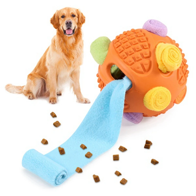 Interactive Dog Puzzle Toys Snuffle Ball For Dogs Encourage Natural Foraging Skills Slow Feeder Training Dog Chew Toys