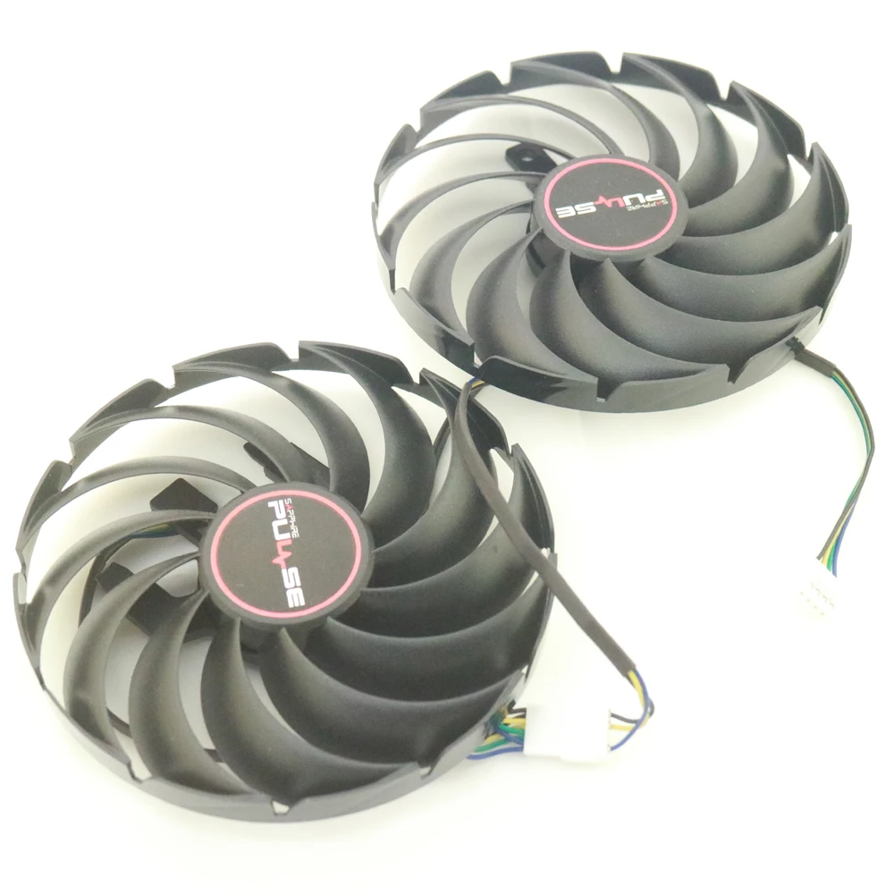 2pcs/Lot FD10015M12D 12V 0.45A 95mm VGA Fan For Sapphire RX6700 6700XT 6750XT PULSE Graphics Card Cooling Fan