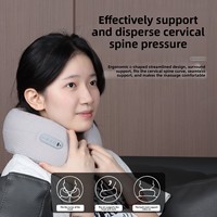 U-shaped Massage Pillow Memory Cotton Car Pillow Portable Multifunctional Home Cervical Massager