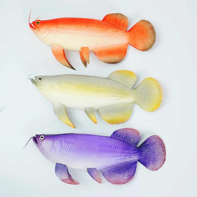 1pc Fake Red Carp Crucian Carp Arowana Simulation Fish Model Toy Hotel Seafood Aquarium Restaurant Decorative Photography Props