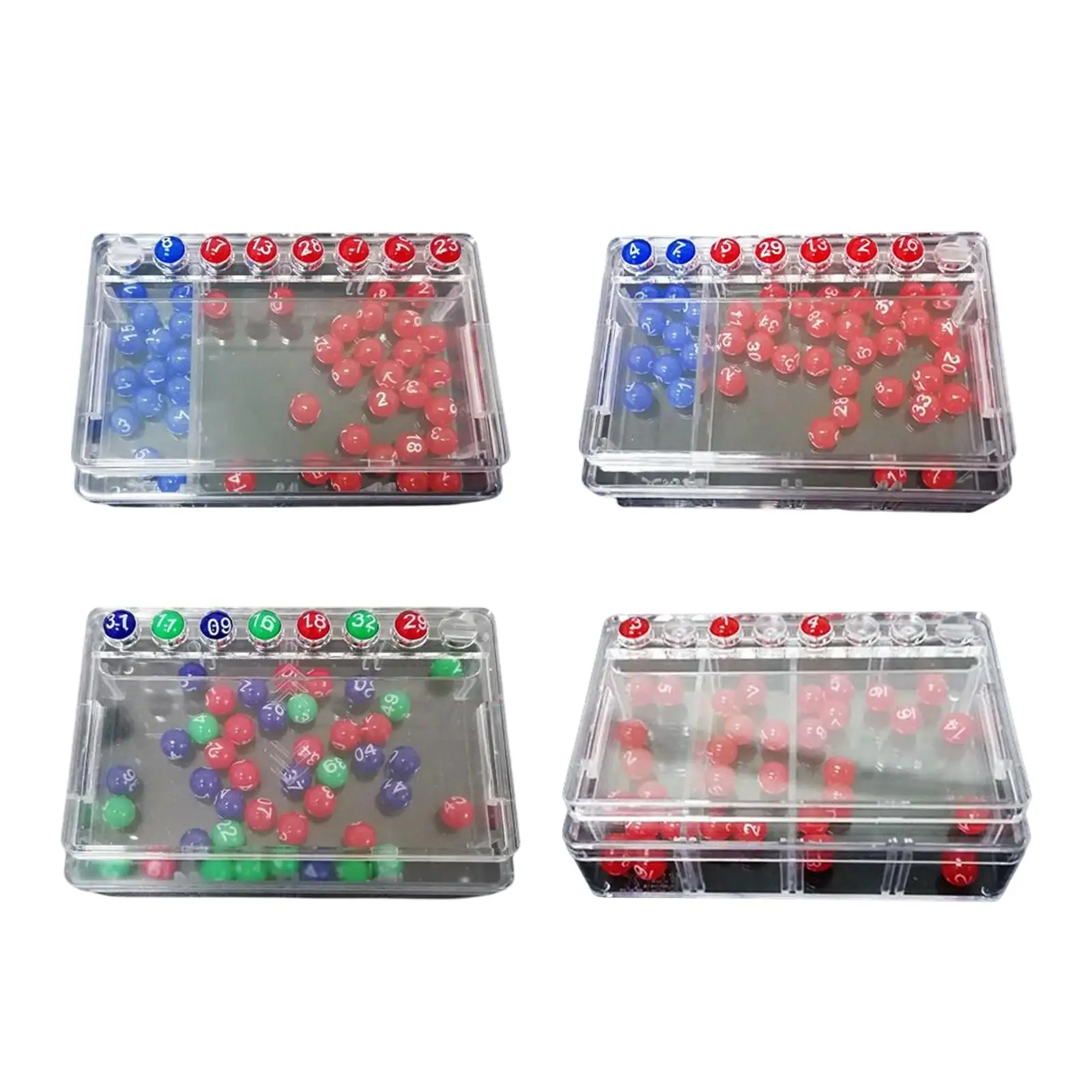 Mini Lottery Machine Raffle Balls Fine Motor Toy Number Picking Machine