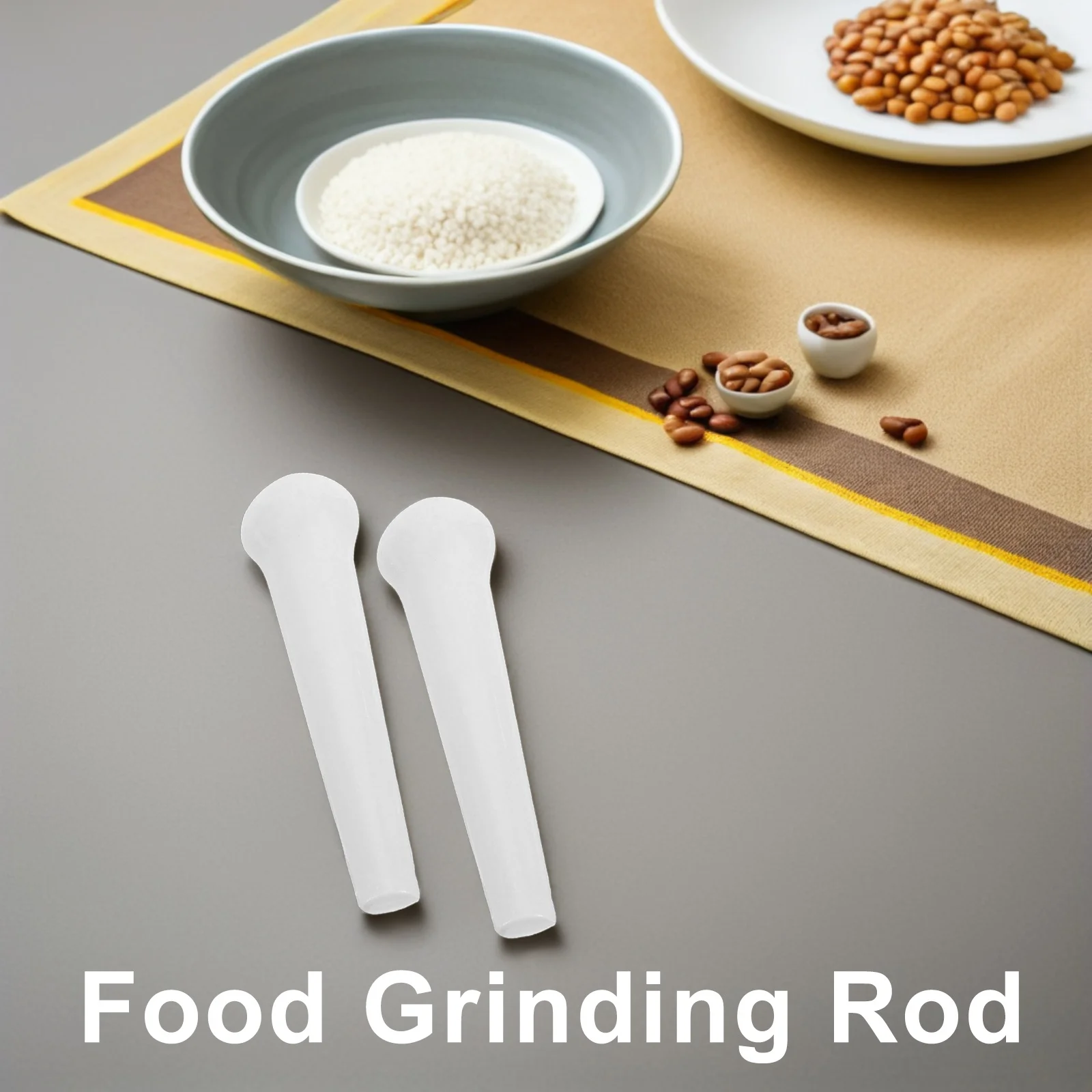 2 قطعة متعددة الاستخدام السيراميك مدقة قضيب الغذاء الطب دليل المطبخ كسارة الثوم الخالط أداة مدقة