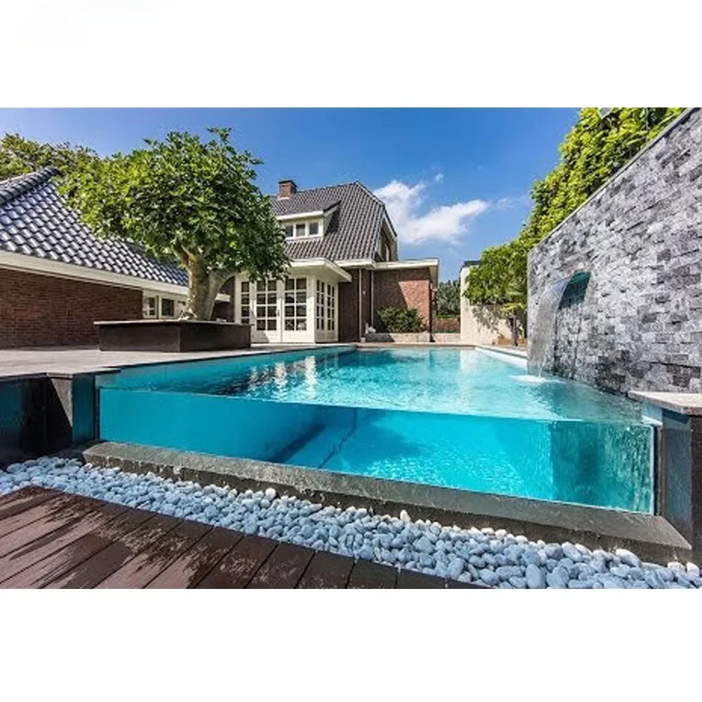 clear Customized Acrylic Plexiglass Window Swimming Pool Clear Acrylic Plexiglass Window 10m Length Pool Sheet UV Resistant