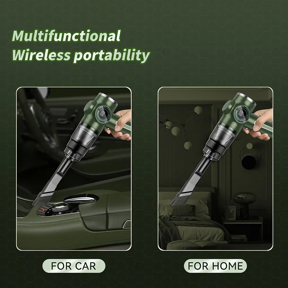 New 29000Pa Car Vacuum Cleaner Wireless Portable Cleaner Handheld Mini Car Powerful Air Duster Cleaner For Car Home Appliance