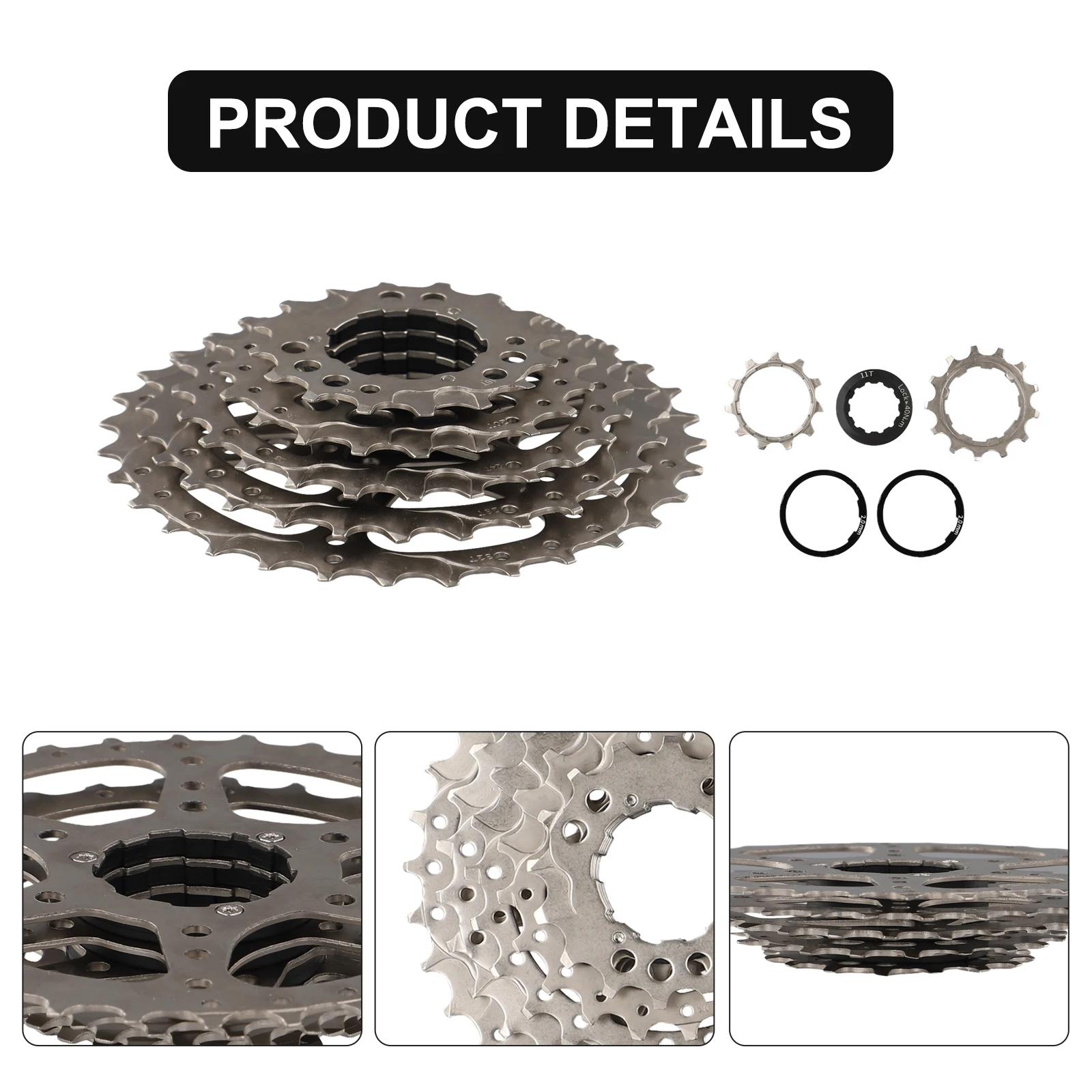 كاسيت الدراجة دولاب الموازنة كاسيت دولاب الموازنة الفضة 11-28T 11-32T دراجة دراجة كاسيت المحور الخلفي الجبلية #2