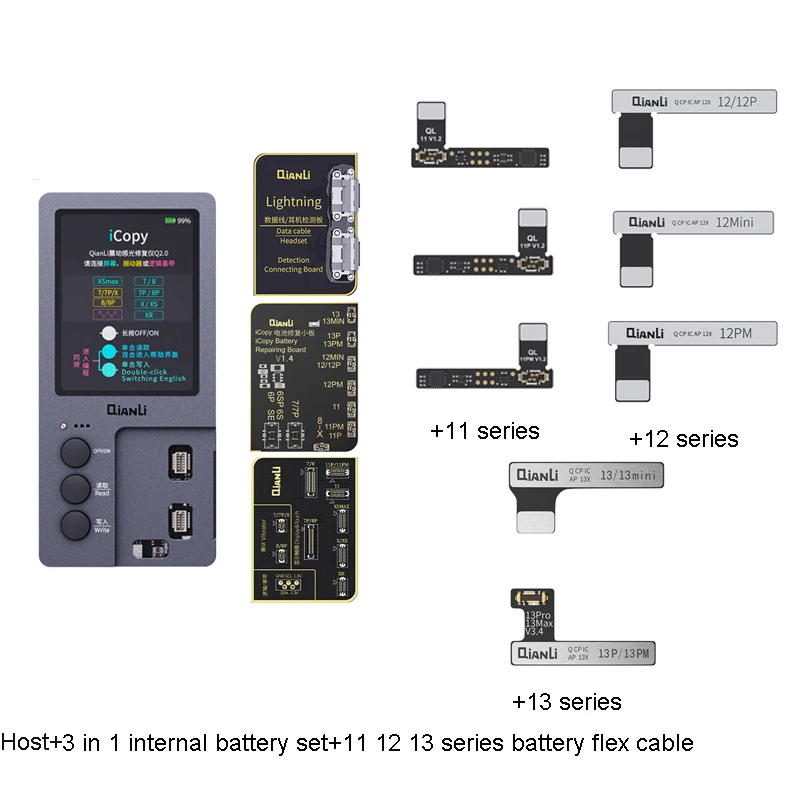 Qianli X-14 Series Face ID Recovery and Activation Board for Qianli iCopy Plus X-12Mini Dot Matrix Repair Cable