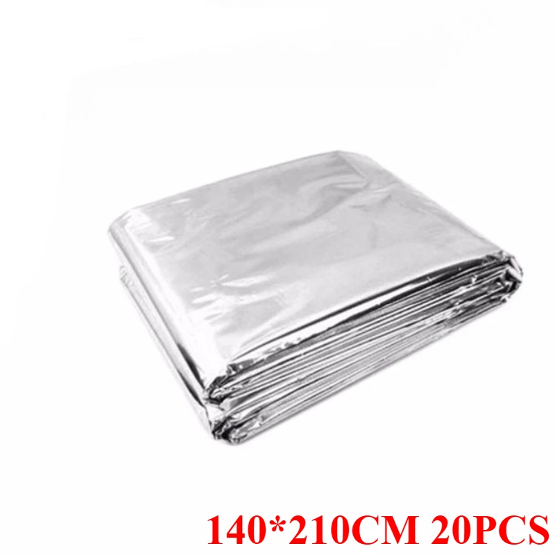 NONE 5/10/20er-Pack Notfalldecke, Thermodecke für Camping, wasserdichte Folie, Thermodecke, wärmereflektierende Decke für den Außenbereich 7