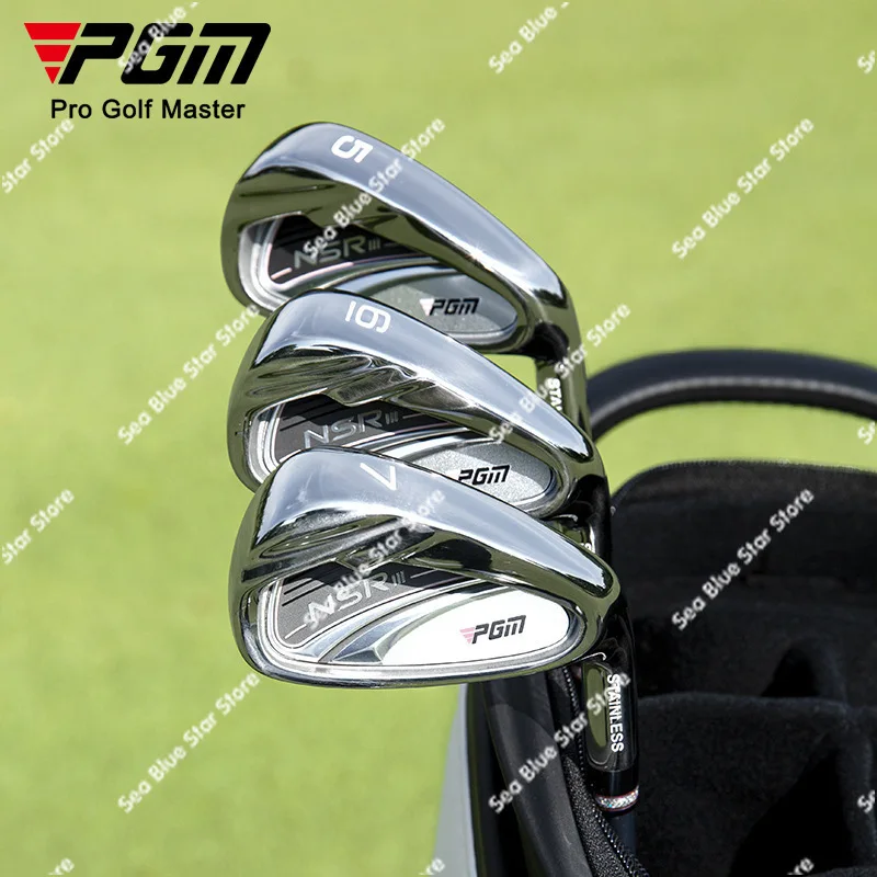 PGM Golf Club, Ladies Seven Iron, Stainless Steel Seven Iron Golf Single, Beginner Practice Game Club