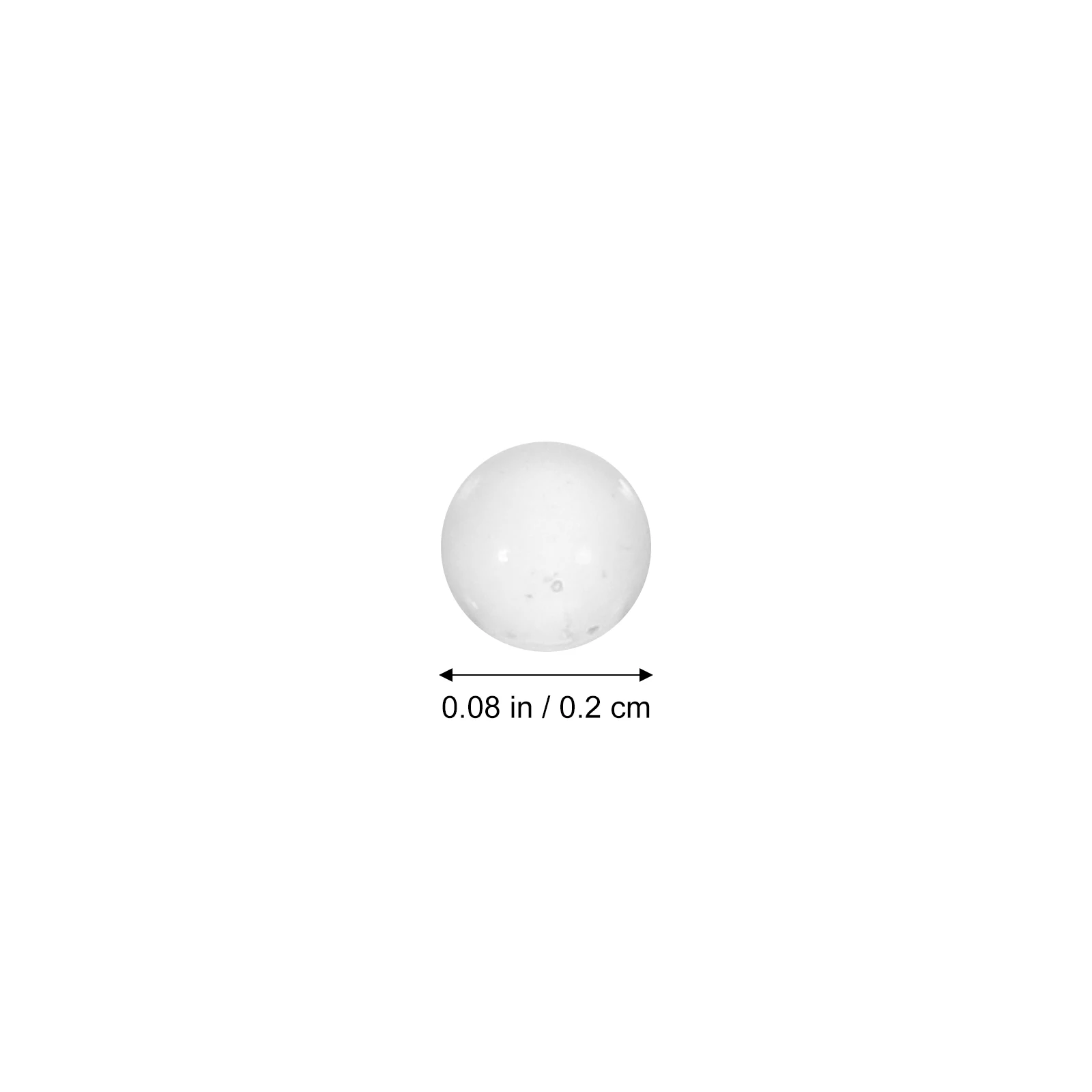 

2000 Pcs Glass Ball Solid Transparent Sphere Clear Ornament Balls Beaded Laboratory Beads Spheres