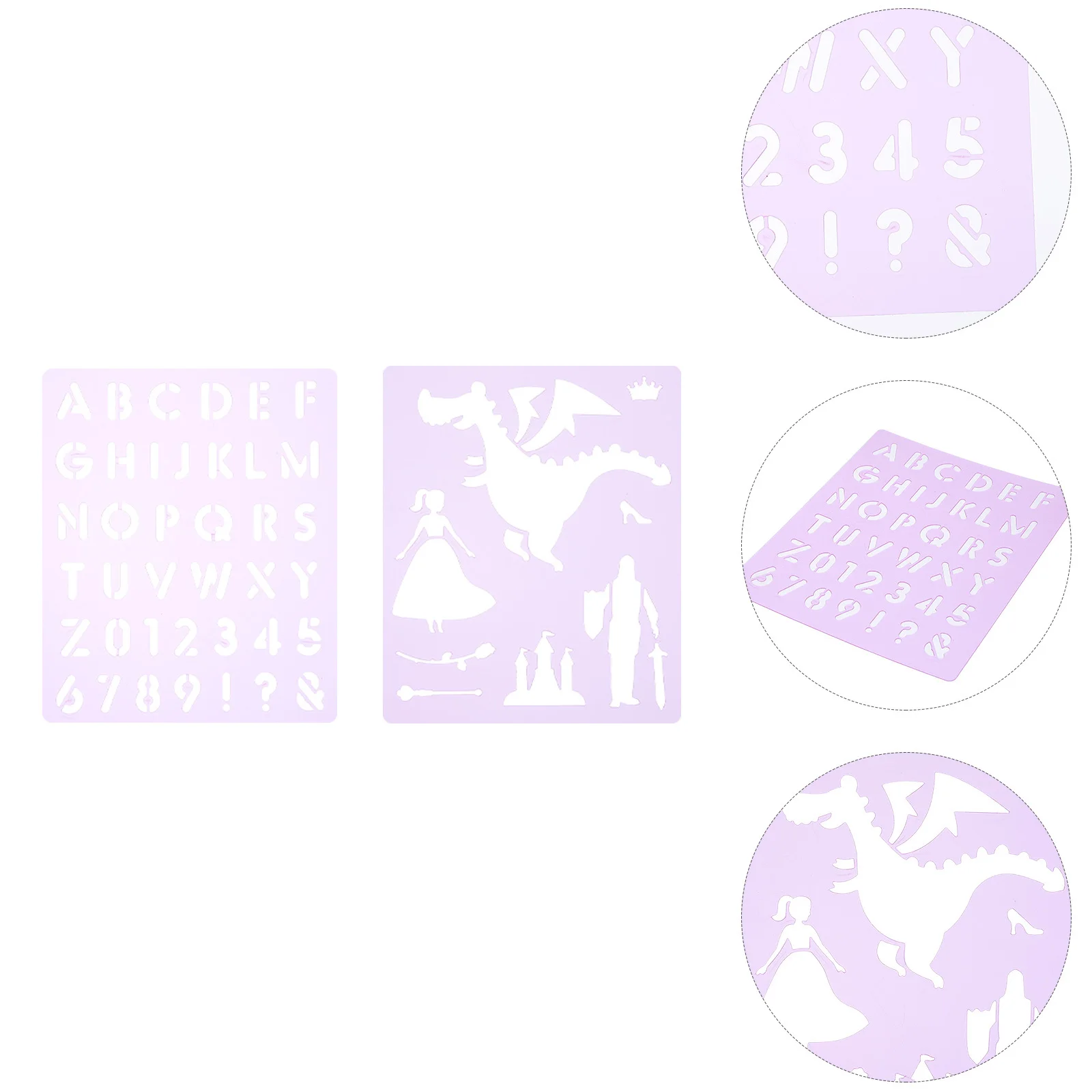 

14Pcs Painting Stencil Templates Versatile Reusable for DIY Craft Scrapbook Wood Signs Home Decor Drawing Stencil