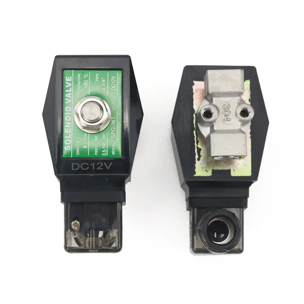 150Bar 15 Mpa High Pressure 2 Way Stainless Steel 304 Solenoid Valve 1/4