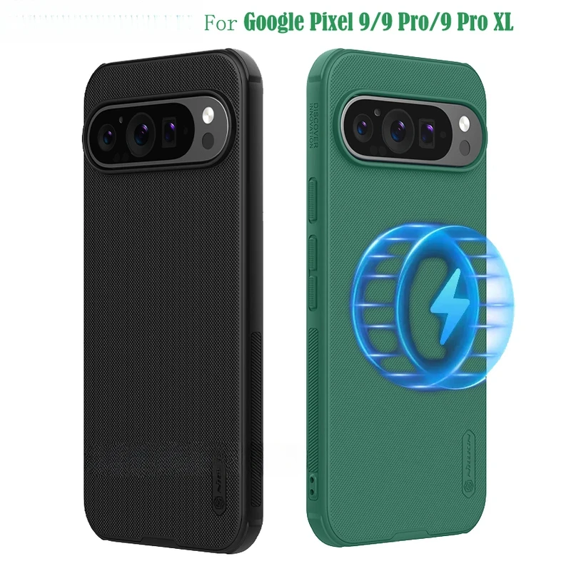 

3-in-1 Pixel 9 Pro XL Case - Frosted Shield + MagSafe Charging + Raised Edge Protection