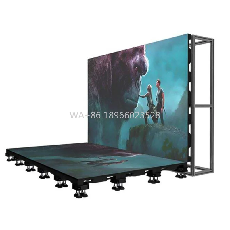 

P3.91 P4 Full Color SMD Interactive Dance Floor Advertising Panel LED Display Screen for Stage Rental
