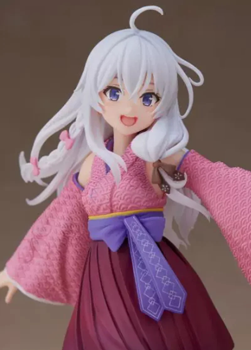 

Hot Sale Anime Action Figure Wandering Witch Elaina Sakura Kimono Model Toy Desktop Ornament Creative Holiday Gifts For Fans