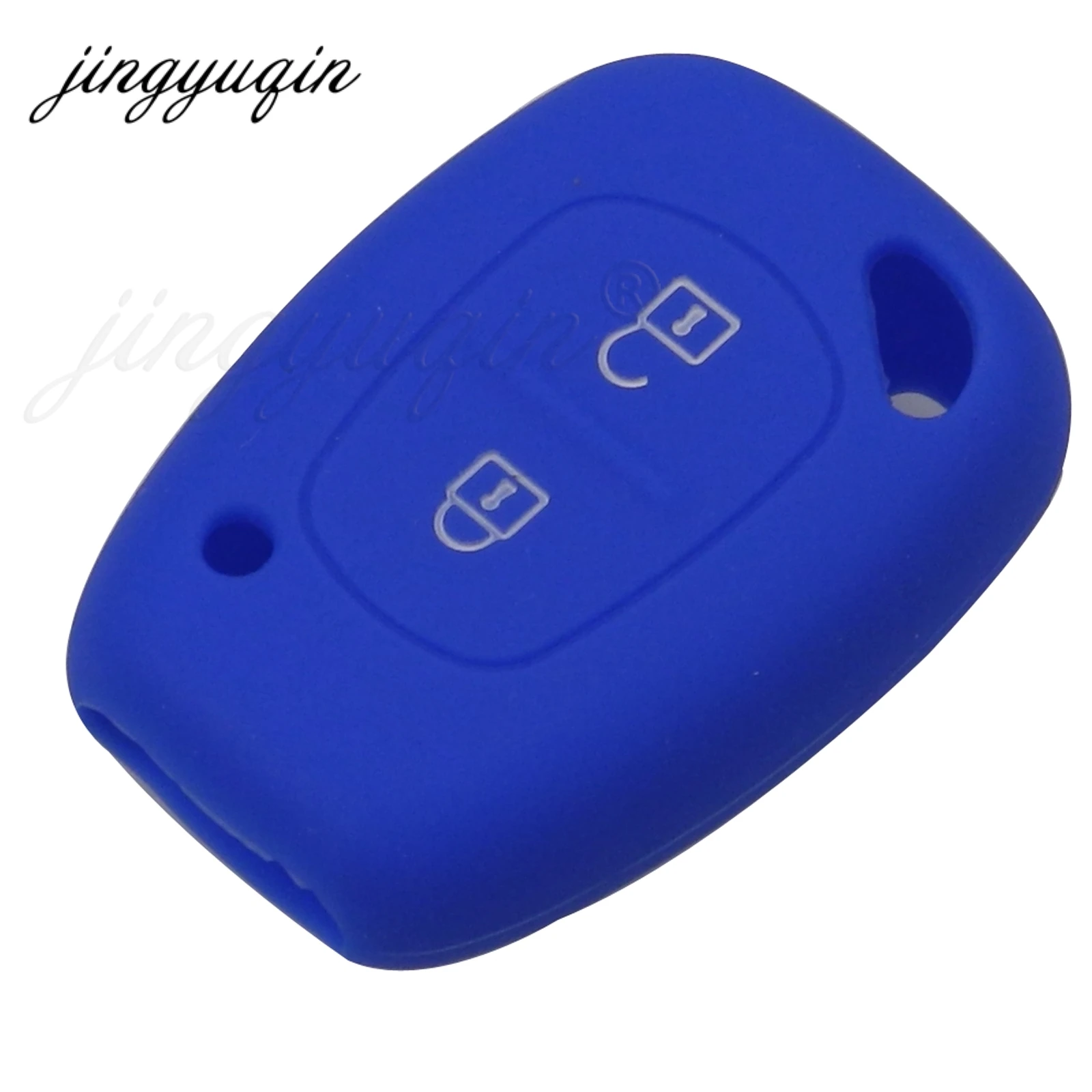 jingyuqin Silicone Car key Fob Cover Case for Renault Vivaro Movano Traffic Master Kangoo for Nissan Opel