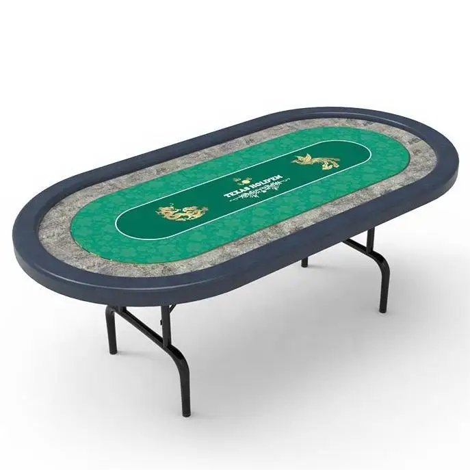 YH Wholesale 1.8m Casino Professional Customized Full Printing Folding Texas Holden Poker Table