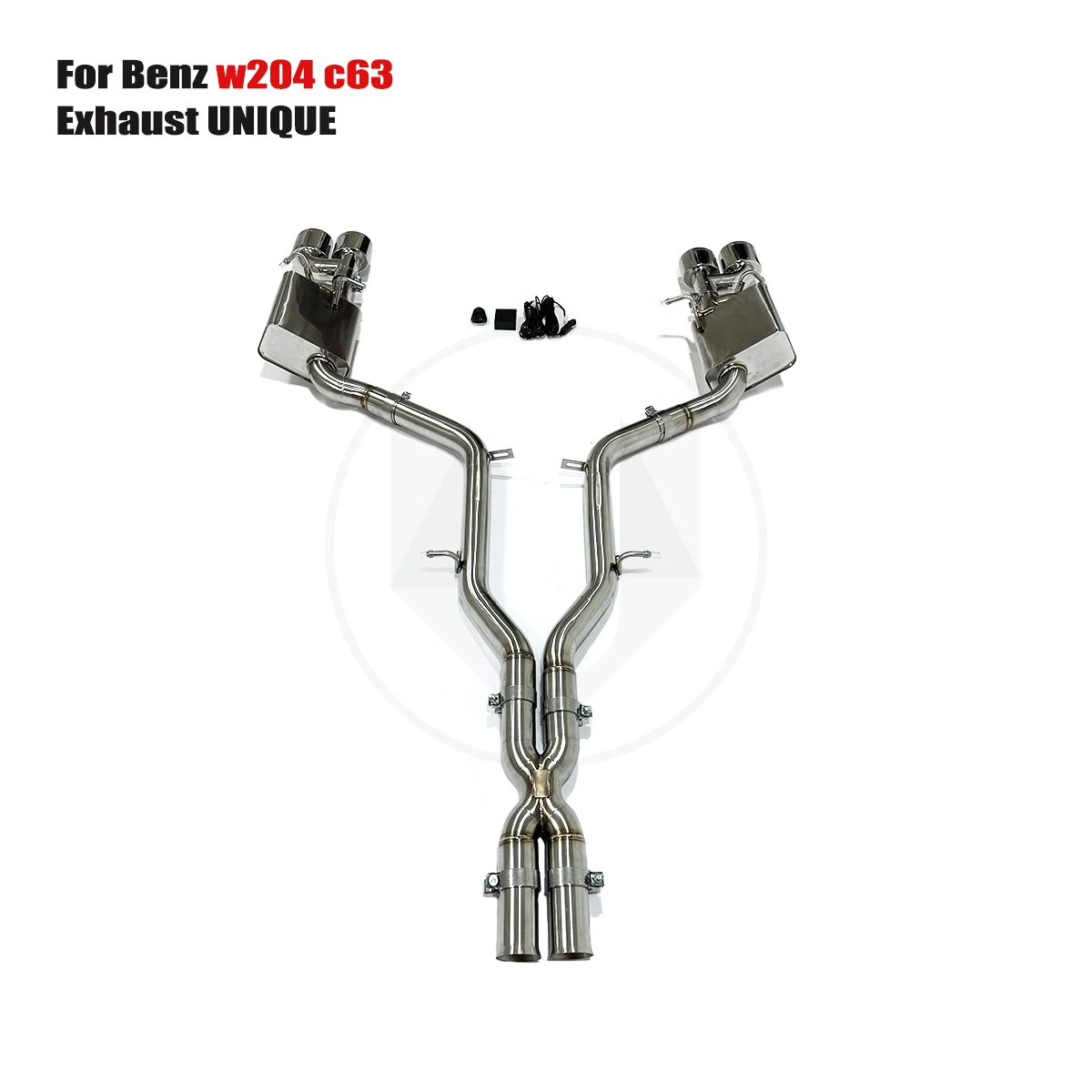 UNIQUE For 2009-2014 Benz w204 c63 457 507 V8 6.2L performance valve exhaust system ss304 exhaust muffler