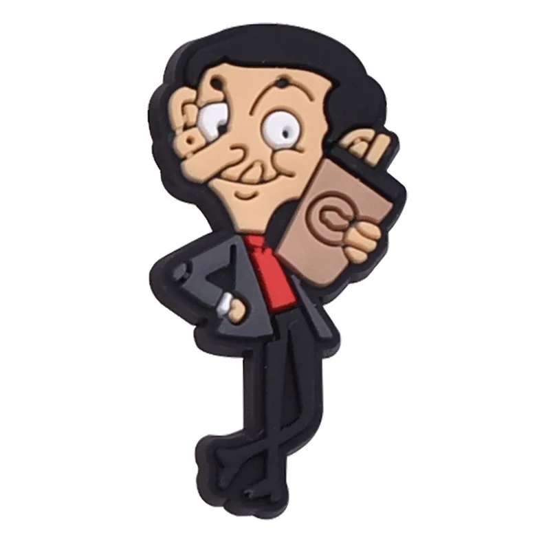 9/50 Stück Mr. Bean Schuh-Charms, Cartoon-Schuhaccessoires, passend für Clogs, Sandalen, Gartenschuhe, Dekorationen, Schnallen für Kinder, Geschenke – Detail 15
