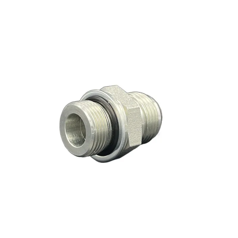 Conector hidráulico recto a través de NPT 7/16 9/16 U3/4 7/8 a BSP 1/8 1/4 3/8 1/2 cono externo/Adaptador de accesorios de tubería británicos