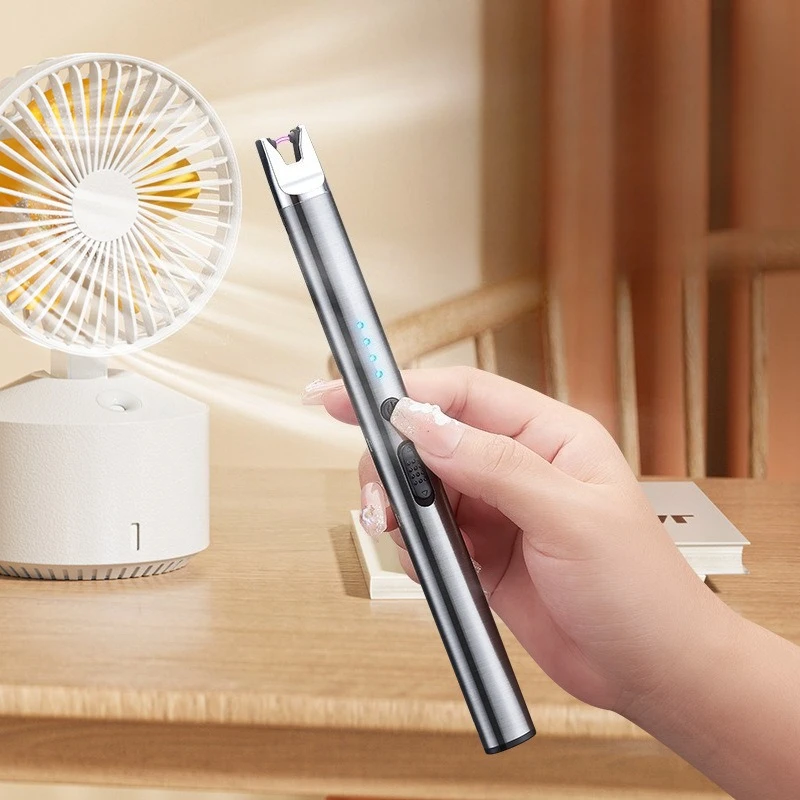 

Newest Metal Portable Aromatherapy Candles, Heavenly Gas Ignition Sticks, Outdoor Barbecue, Household Charge Ignition Lighter