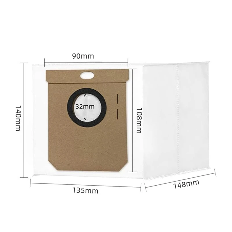 Comprehensive 4 Pack Dust Bag For Eufy L50 SES, L60 SES, Conga Home Series, And Haier H9 Compatibility