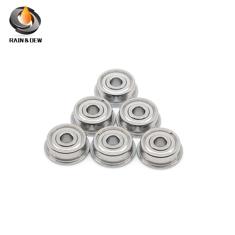 

F625ZZ Flange Bearing 5x16x5 mm ABEC-7 ( 10 PCS ) Flanged F625 Z ZZ Ball Bearings