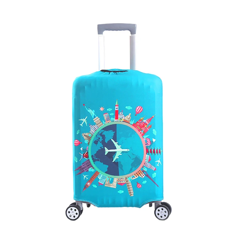 

Luggage Cover Stretch Fabric Suitcase Protector Baggage Dust Case Cover Suitable For18-24 Inch Suitcase Case Travel Organizer