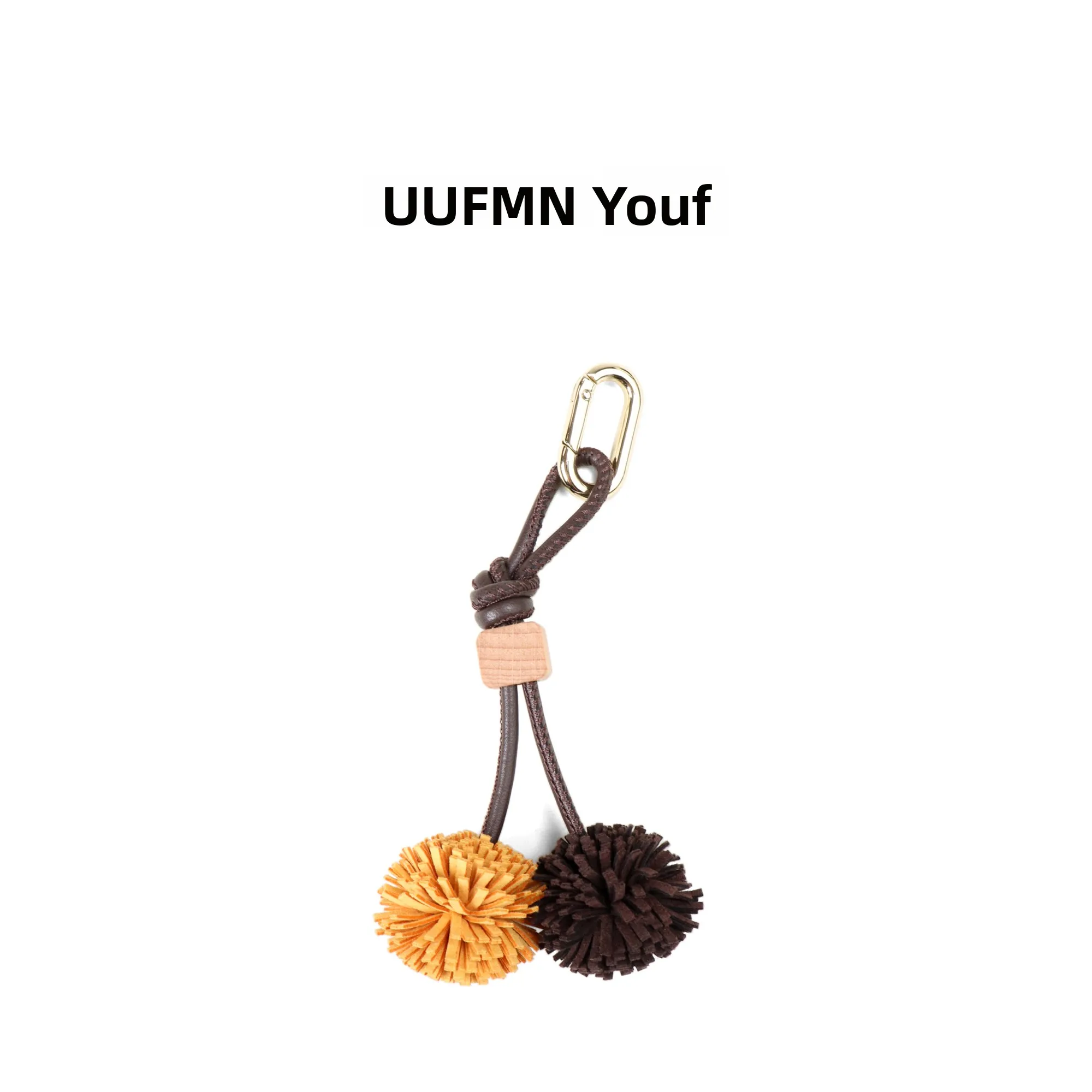 uufmn-花柄キーホルダー-バッグアクセサリー-吊り下げ飾り-2025年春シーズン-ハンドバッグや鍵用のおしゃれなアクセサリー