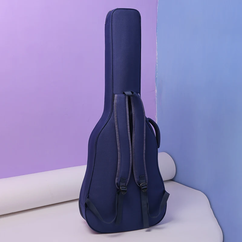 4/41 Inch Acoustic Folk Guitar Bass Bag Backpack Double Straps Oxford Waterproof Guitar Soft Carry Case Gig Bag Cover