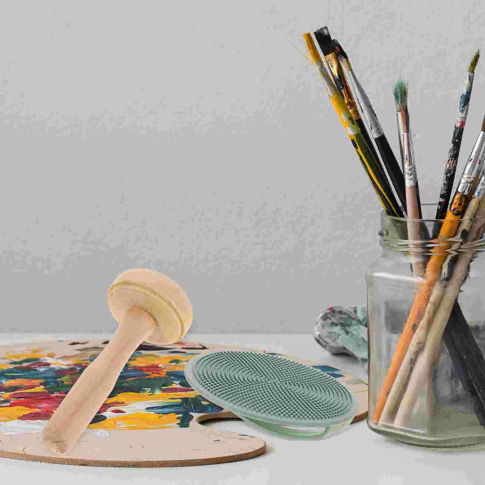 Printmaking Tool Set Crafting Pads Board Printing Ink Rubbing Mushroom Engraving Plastic Plate Mat