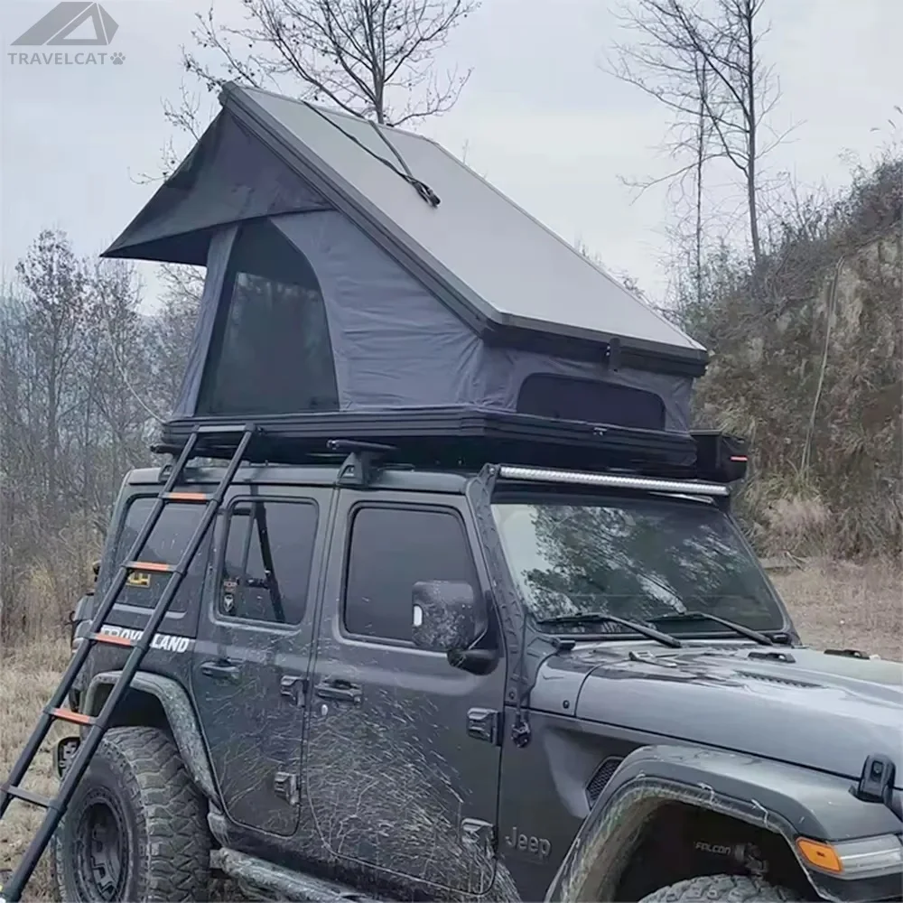 

Открытый 1-2 человека боковой складной 2XL твердый корпус алюминиевые палатки на крыше с боковым отверстием гибридная палатка на крыше со стойкой