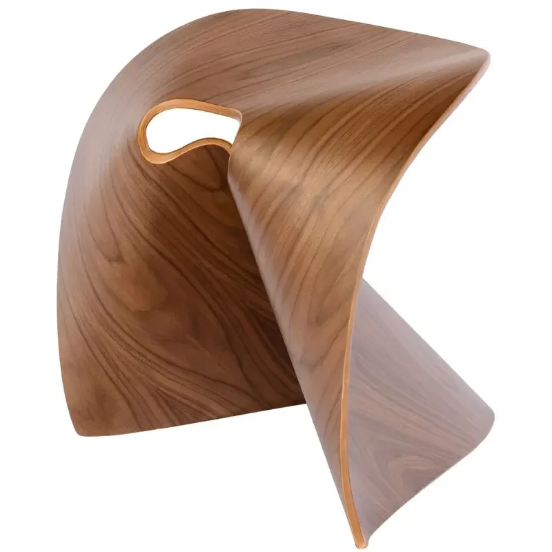 High-quality solid wood stool is convenient for storing bedroom and school one shape stool