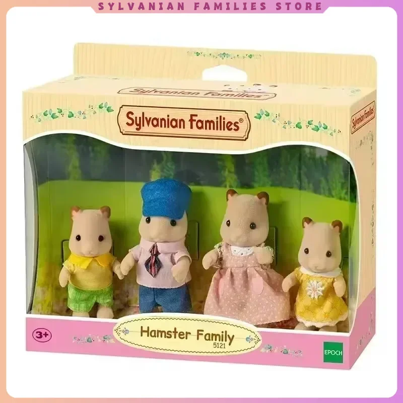 

Original Sylvanian Families Keychain Clothes Sorpresa Furniture Chihuahua Figures Houes Accesorios Family Toy Hamster Family