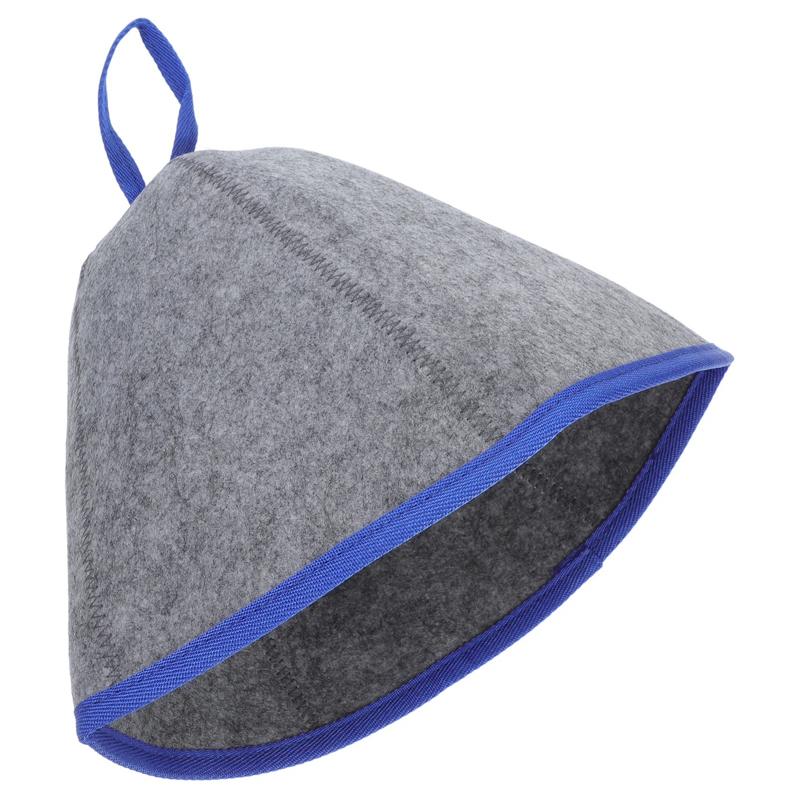 

1pc Thickened Felt Sauna Hat Lightweight Portable Bath Hat Comfortable Shower Cap Large Size Stable Material Household Bathing