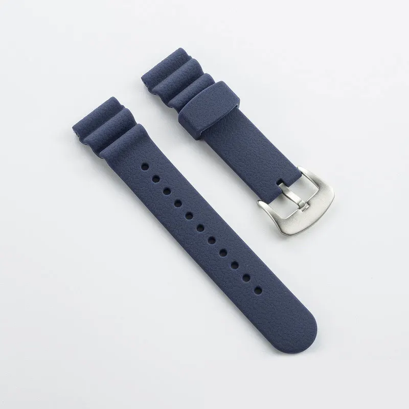 Silicone Tropic Strap Waterproof NH35 Watch Rubber Strap 22mm for Tuna Watch Watchband Men Replacement Wrist Watch Accessories