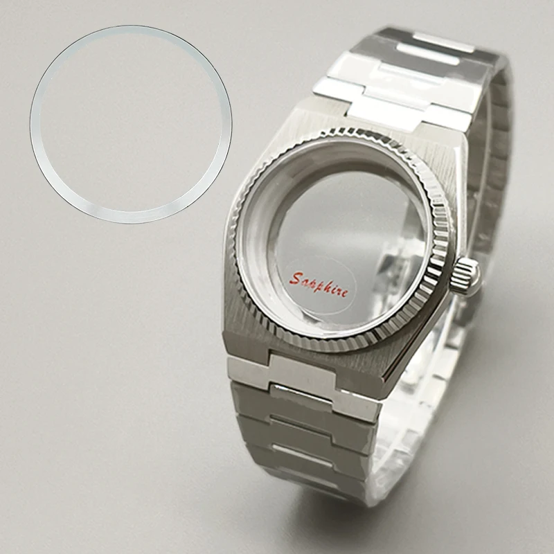 Mod 40 مللي متر PRX سوبر لاعب ساعة الياقوت الزجاج يناسب NH35 NH36 7S26 4R ساعة يد تعمل بالحركة الظل الداخلي مزيج تجديد أجزاء