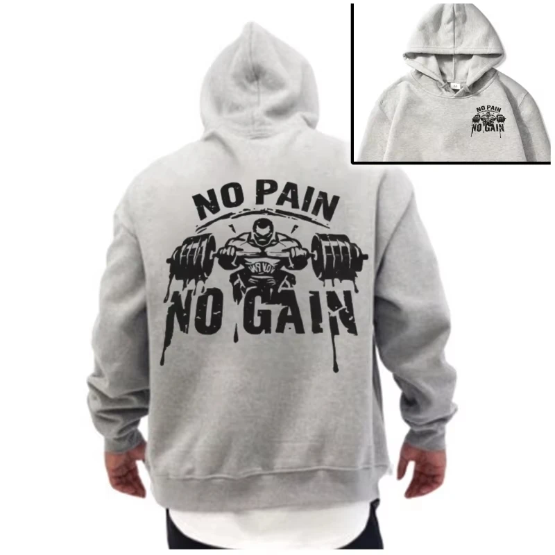 Unisex Pullover Hooded Sweatshirt - Casual Streetwear for Autumn Winter Fall Season Perfect for Gym Workout and Everyday Wear