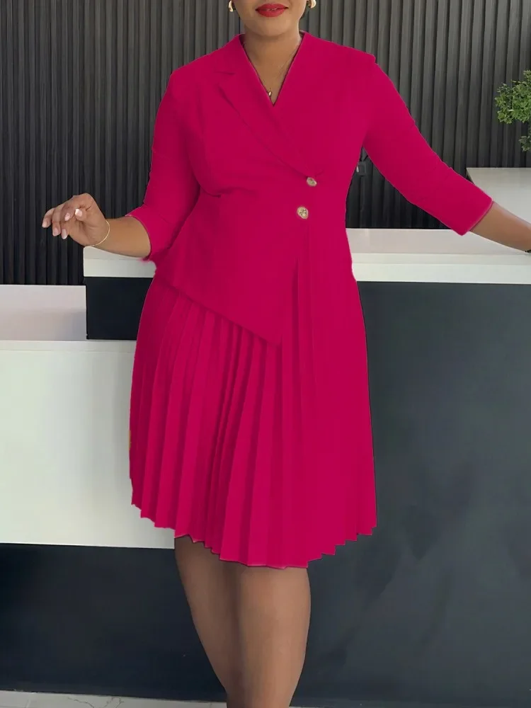 

Осень-зима, африканская одежда, платье с рукавами 3/4, африканские платья для женщин, сексуальное тонкое офисное женское вечернее платье с v-образным вырезом