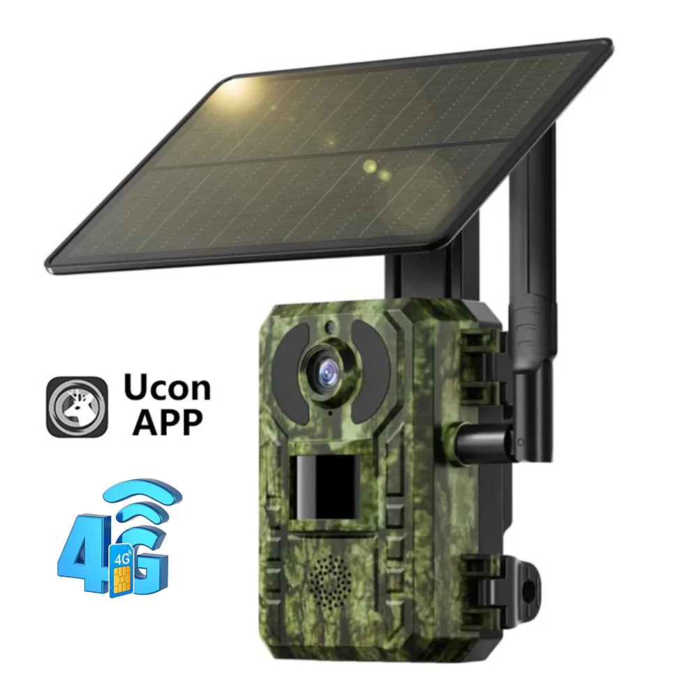 

Камера для охоты и наблюдения за дикой природой 4G Solar Trail с ИК-подсветкой 940 нм, датчиком движения PIR, водонепроницаемая, 2K HD, для наружного и домашнего использования