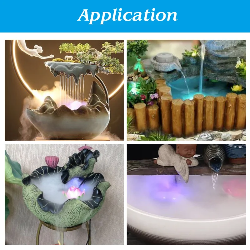 New Durable Quality DC 24V Ultrasonic Humidifier Mist Maker Fogger Water Fountain Pond Atomizer Head Air Humidifier