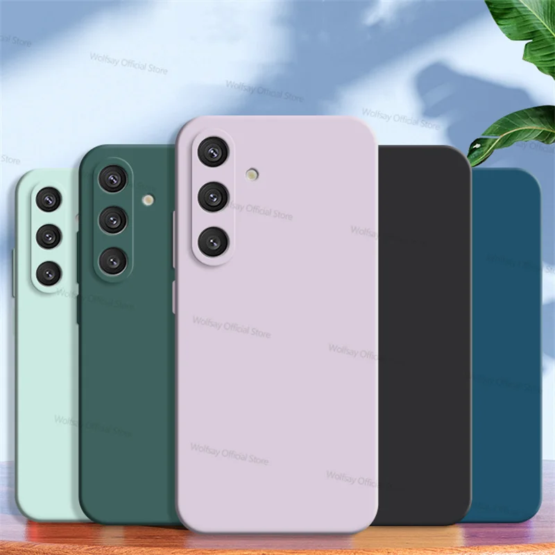 Para Samsung Galaxy S25 FE funda Samsung Galaxy S25 FE 5G fundas de lujo TPU a prueba de golpes cubierta protectora de silicona líquida para teléfono