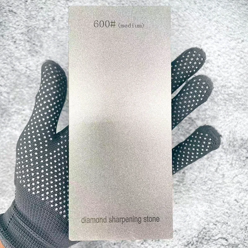 مبراة سكاكين حجرية مزدوجة الجانب لشحذ الماس 180-1500 #   أدوات حجر الطحن الماسية حجر المشحذ الناعم 170*75 مللي متر