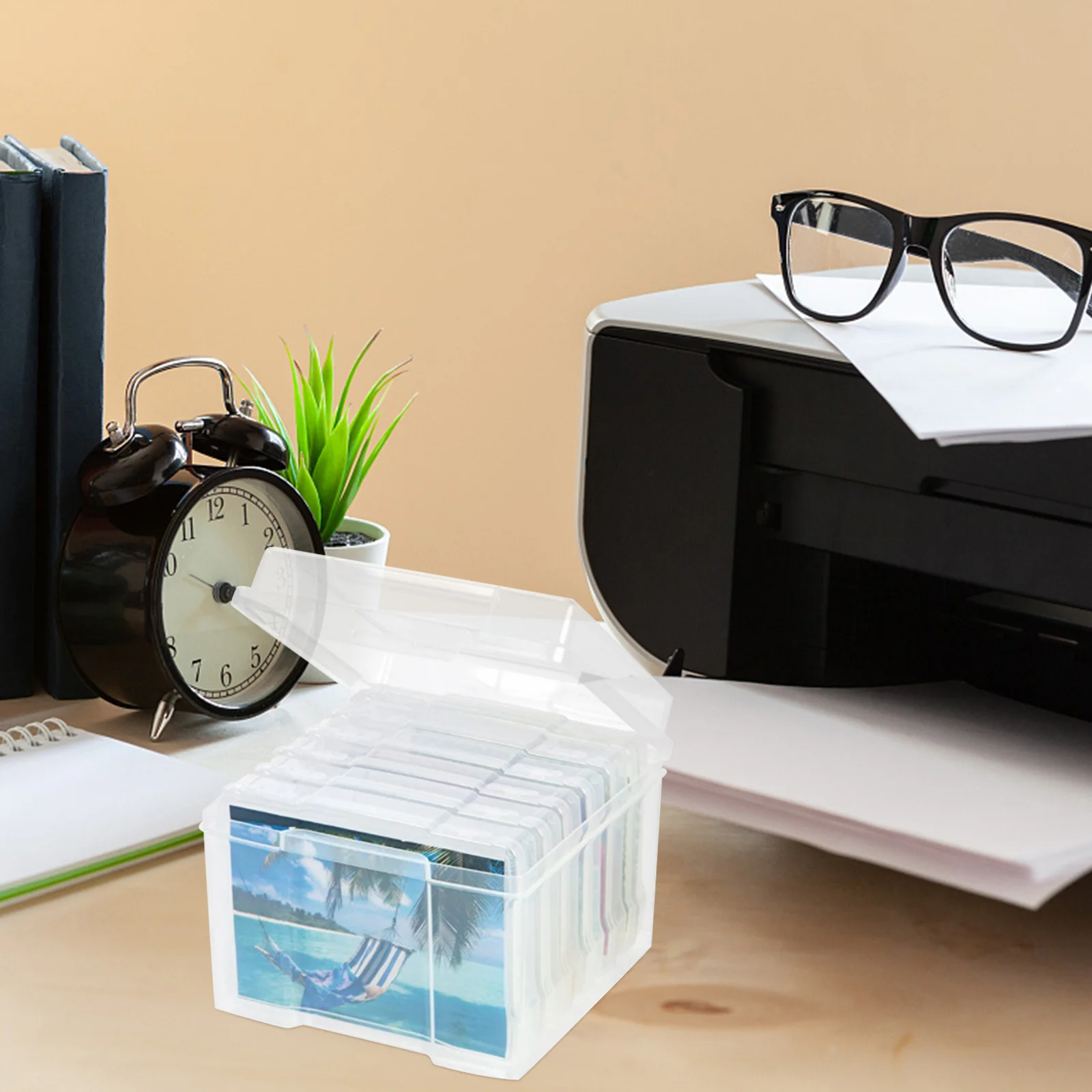 

1Set Sturdy Photo Storage Case Fine Workmanship Greeting Card Organizer Keeps Contents Secure and Protected Craft Organizer Set