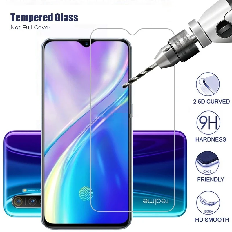 2.5D Clear Tempered Glass For Realme X50 X50m X Lite XT X2 X7 Max Pro X3 Super Zoom Screen Protector Protective Glass Film