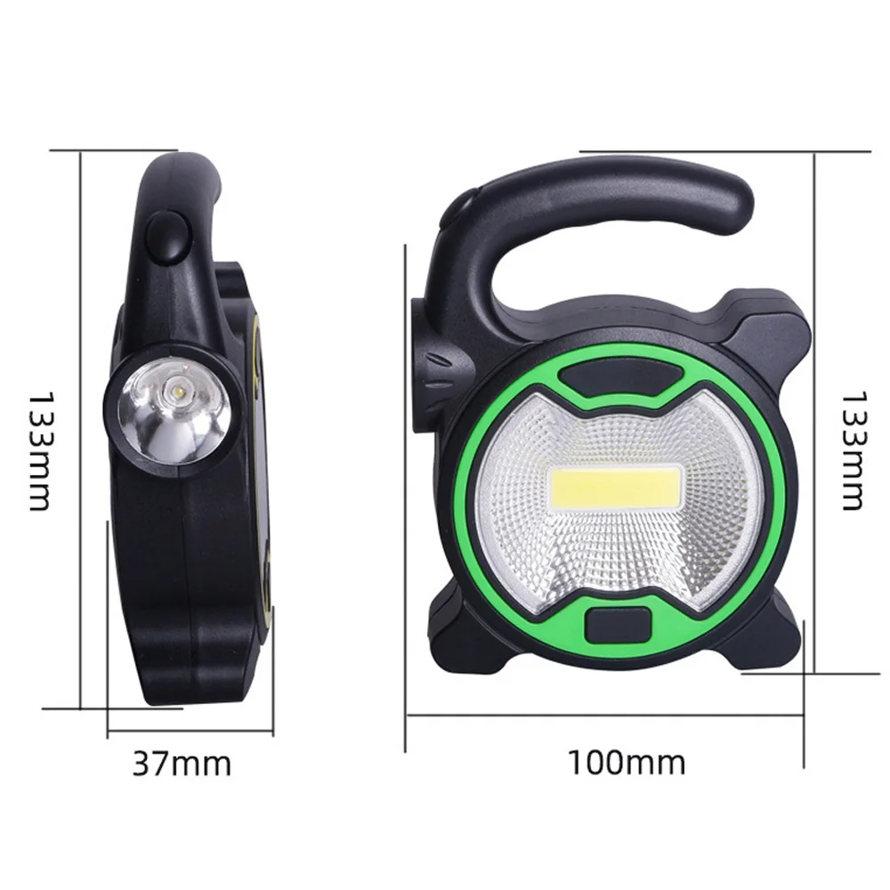 Portable COB LED Work Light Multifunctional Handheld Flashlight Waterproof Light Outdoor Hiking Camping Flashlights night light