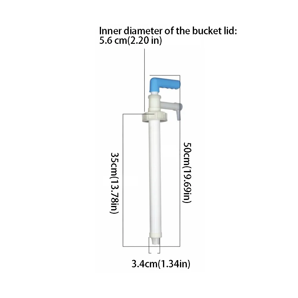 Backflow Prevention Hand Fuel Pump Manual Operation Hand Operated Manual Liquid Transfer Pump Reliable Pump Hand Transfer Pump