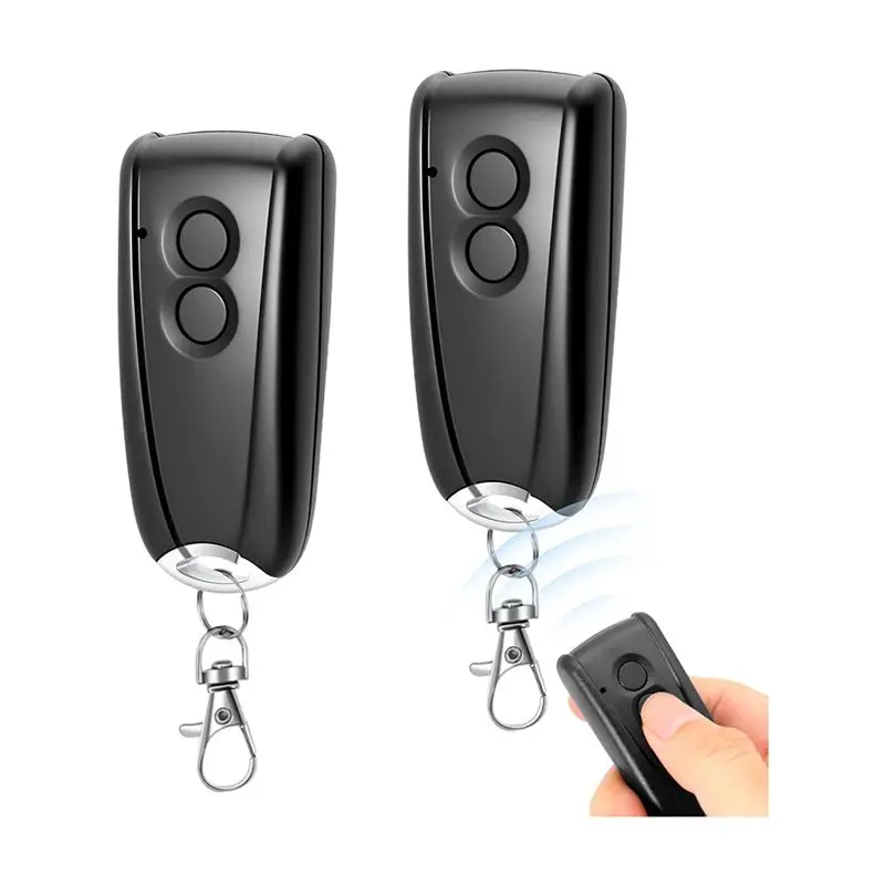 LXYB18B 433.92 Mhz Garage Door Handheld Transmitter For Ecostar RSC2-433 RSE2-433, RSZ1-433, Remote Control Duplicator 2Pcs
